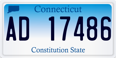CT license plate AD17486