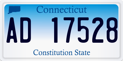 CT license plate AD17528