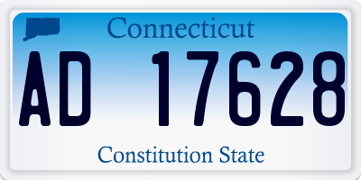CT license plate AD17628