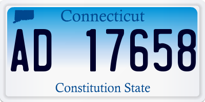 CT license plate AD17658
