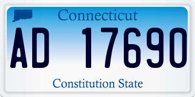 CT license plate AD17690
