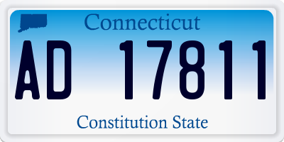 CT license plate AD17811