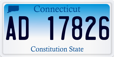 CT license plate AD17826