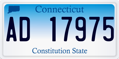 CT license plate AD17975