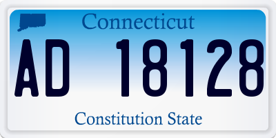 CT license plate AD18128
