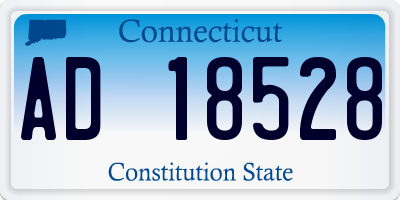 CT license plate AD18528