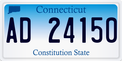 CT license plate AD24150
