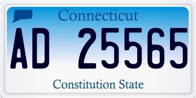 CT license plate AD25565