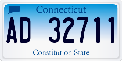 CT license plate AD32711