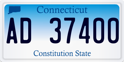 CT license plate AD37400