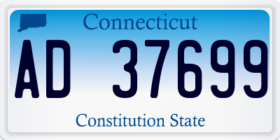 CT license plate AD37699