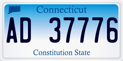 CT license plate AD37776