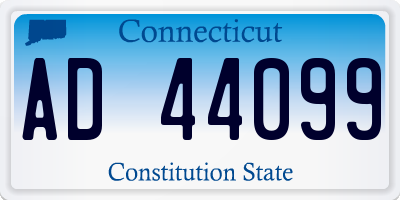 CT license plate AD44099