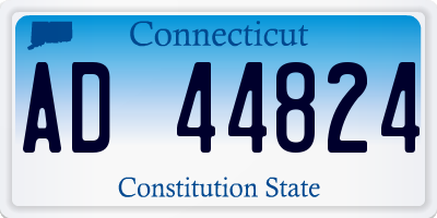 CT license plate AD44824