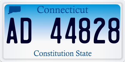 CT license plate AD44828