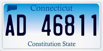 CT license plate AD46811