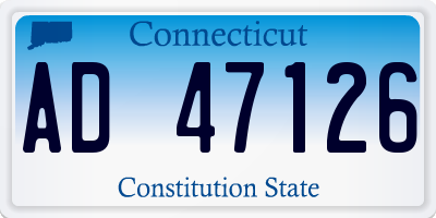 CT license plate AD47126