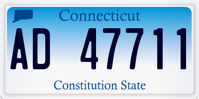 CT license plate AD47711