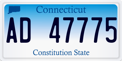 CT license plate AD47775