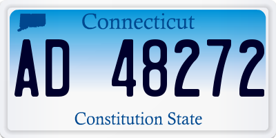 CT license plate AD48272
