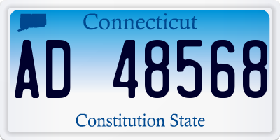 CT license plate AD48568