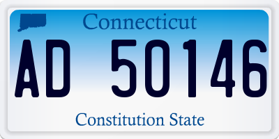 CT license plate AD50146