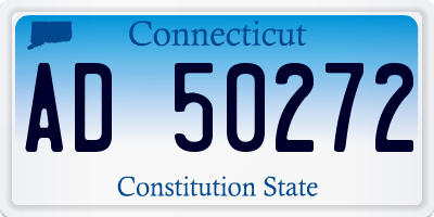 CT license plate AD50272