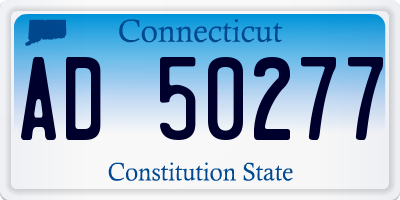 CT license plate AD50277