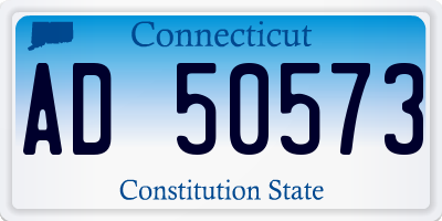 CT license plate AD50573