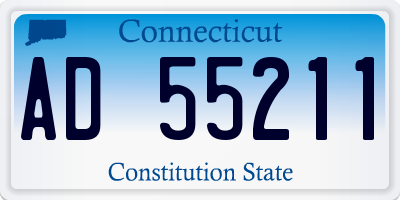 CT license plate AD55211