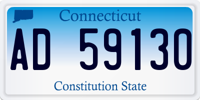 CT license plate AD59130