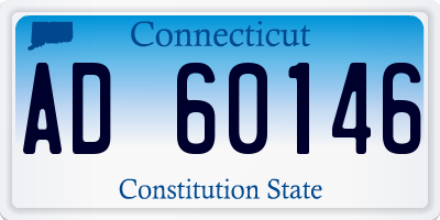 CT license plate AD60146