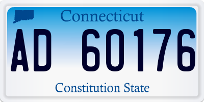 CT license plate AD60176