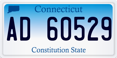 CT license plate AD60529