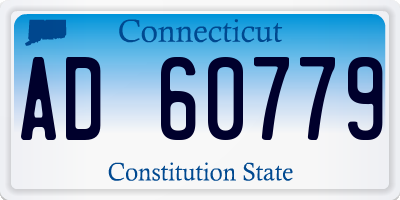 CT license plate AD60779