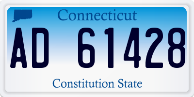 CT license plate AD61428