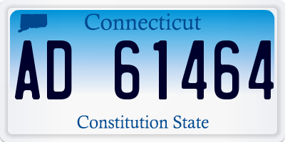 CT license plate AD61464