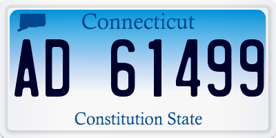 CT license plate AD61499