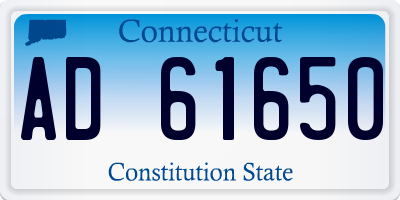 CT license plate AD61650