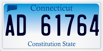 CT license plate AD61764