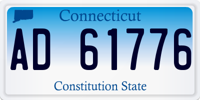 CT license plate AD61776