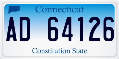 CT license plate AD64126