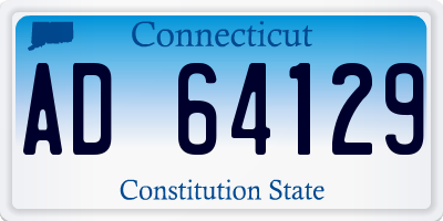 CT license plate AD64129