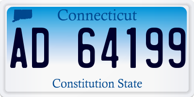 CT license plate AD64199