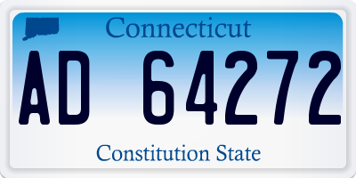 CT license plate AD64272