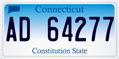CT license plate AD64277