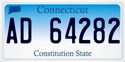 CT license plate AD64282