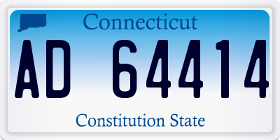 CT license plate AD64414