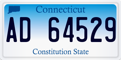 CT license plate AD64529