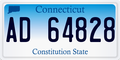 CT license plate AD64828